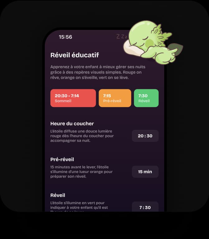 Écran Réveil éducatif